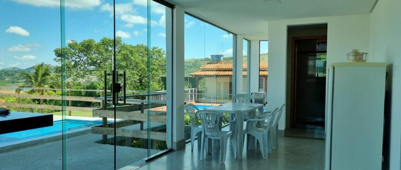 Casa_Luxo Vista p/lago Furnas Escarpas+MorroChapeu Capitólio Exterior foto